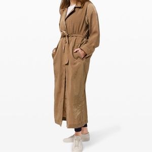 Lululemon Always effortless trench coat - BRAND NEW with tags!